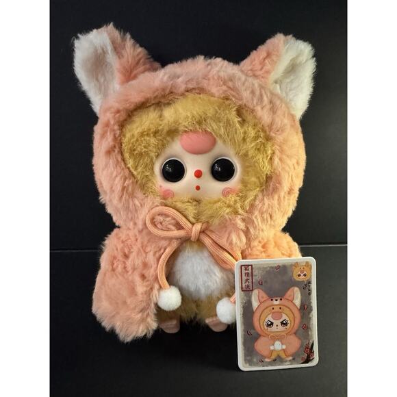 Baby Three I'm Not A Warrior Series Moose Fox Moveable Eyes - Picture 1 of 3